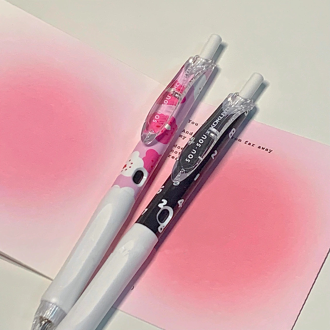 日本kokuyo国誉sousou联名中性笔vividry按动速干水笔学生考试用