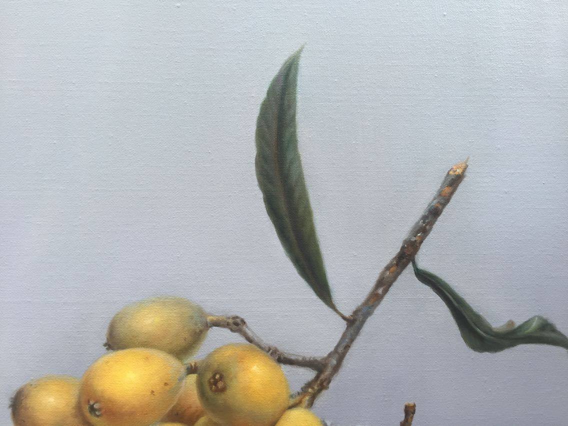 佳德轩精品油画捡漏专场四  张福权《枇杷》青年实力派画家 进入概哪