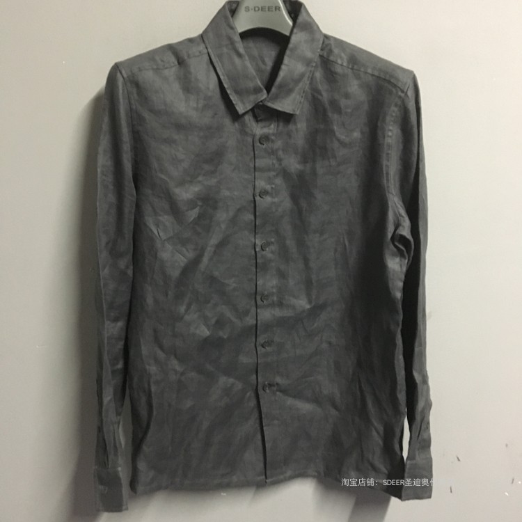 SDEER男式棉麻长袖衬衫断码清仓特价|msdalam kategori Pakaian Lelaki, shirt - dari Buy2taobao.com untuk memberikan perkhidmatan ejen Taobao profesional membeli
