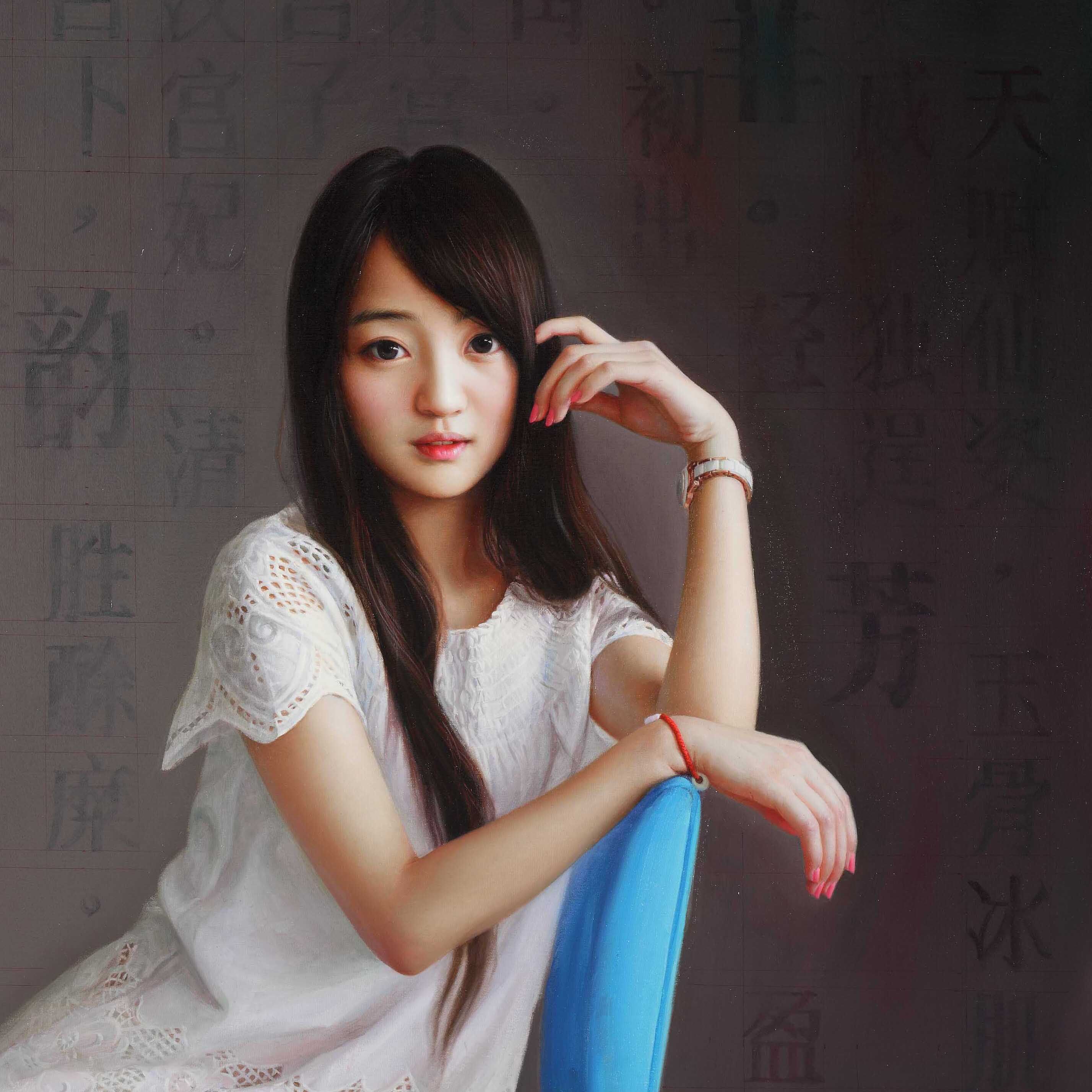 安静《茉莉花开》中国油画学会会员|中国名家画院特聘画家