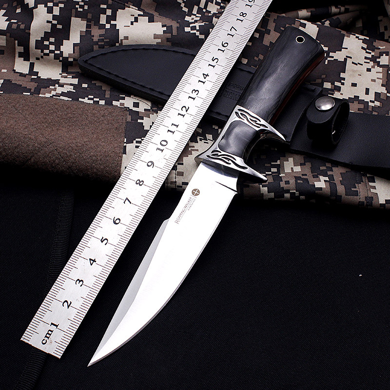 野外生存 军工刀_维京刀户外防身刀野外生存刀具荒野求生刀多功能组合