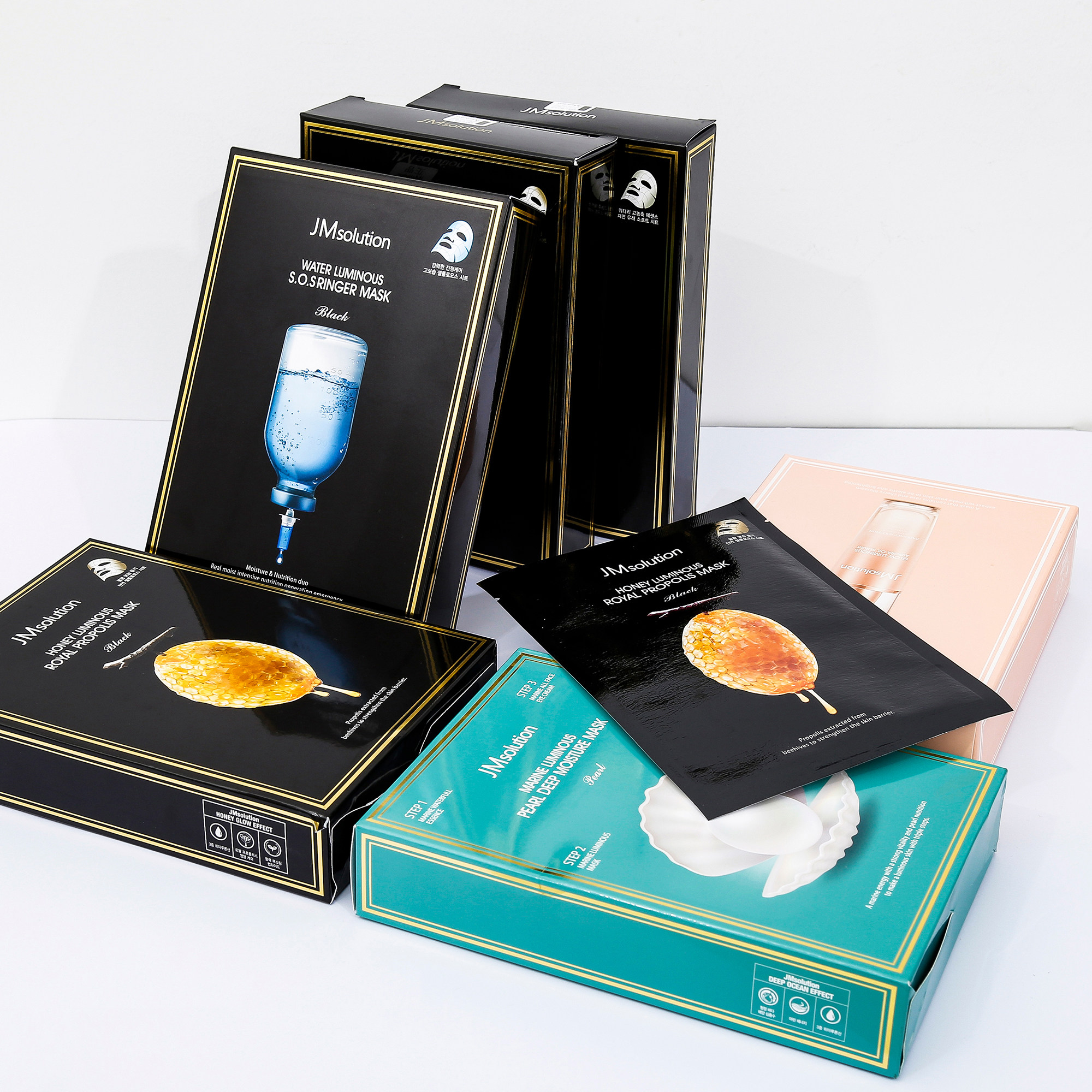 面膜蚕丝盒装_韩国jmsolution蜂蜜大米面膜女jm珍珠三部曲牛油果蚕丝
