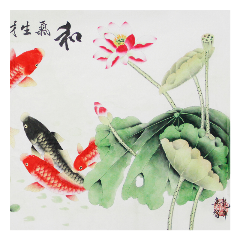 【直供周】田奕智《和气生财》中国当代艺术名家 京恩收藏