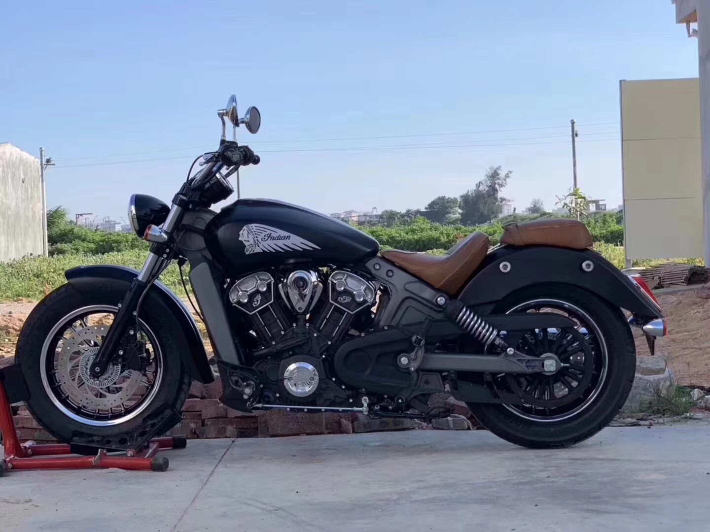 【硬汉专属】巡航太子车沙都750 川崎火神400竞速之星 复古摩托车