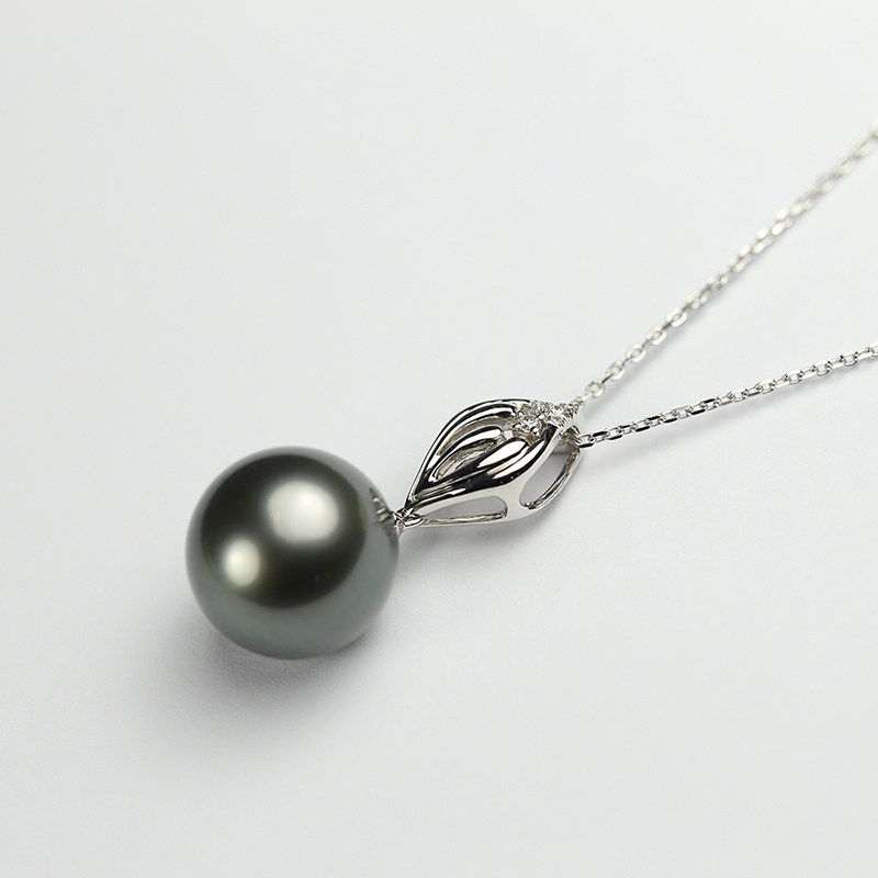 【国礼】阮仕珍珠 大溪地珍珠吊坠 13.5-14mm