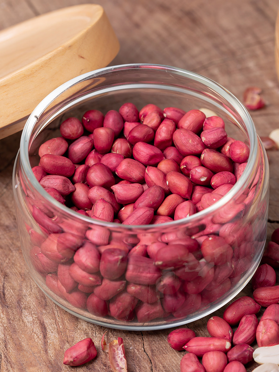 10斤装特级云南红皮花生米2021新红衣花生新货不带壳生花生仁散装