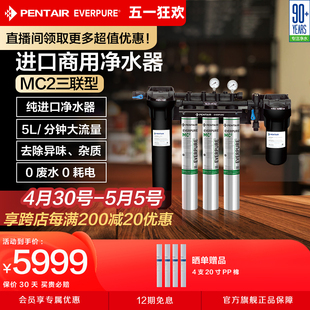 爱惠浦进口商用净水器自来水直饮过滤器奶茶店咖啡店净水机MC2