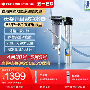 爱惠浦everpure净水器直饮家用净水机超滤自来水过滤器滤水器6000