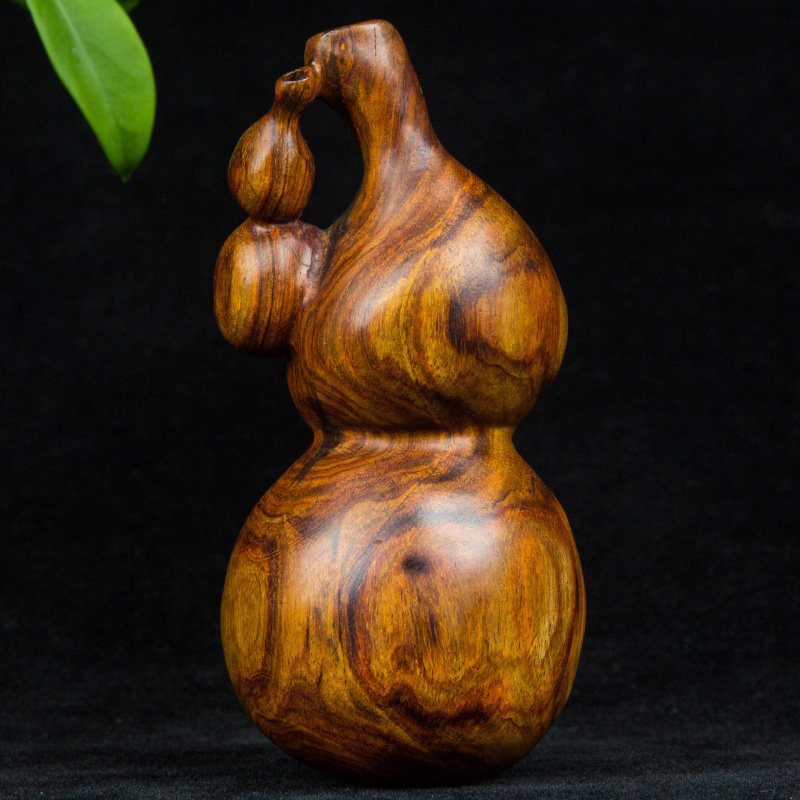 黄花梨葫芦摆件125g f030