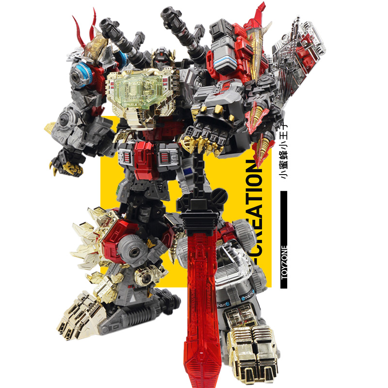 绝创修罗王恐龙五合体全套再版gcreation变形组合金刚玩具模型