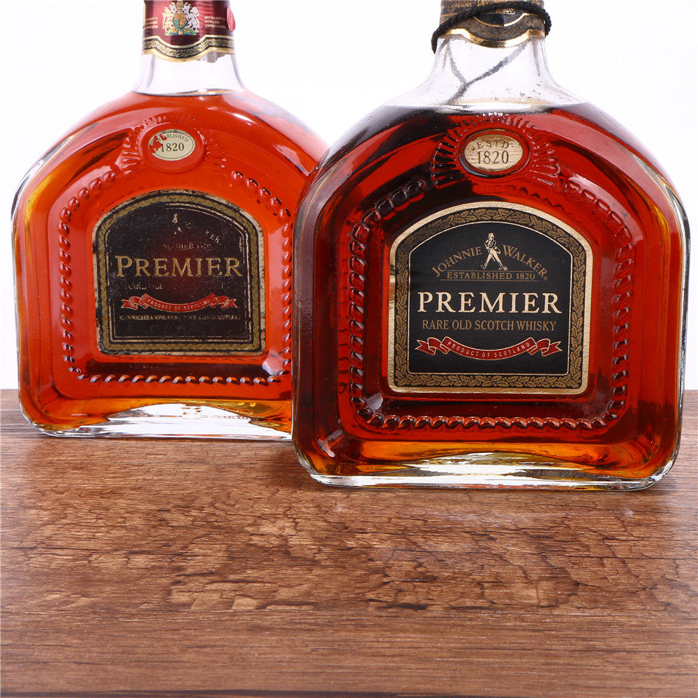 20/80年代尊尼获加尊爵苏格兰威士忌酒43度750ml4瓶老洋酒收藏