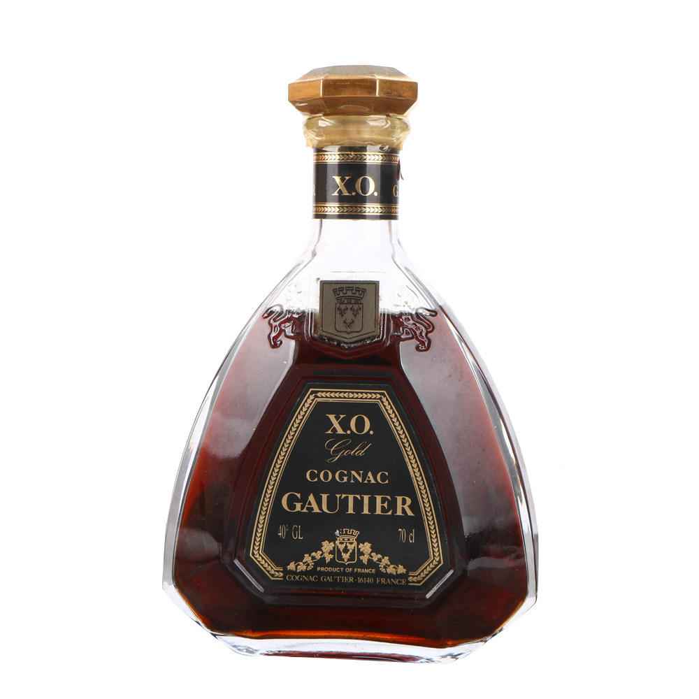 97/90年代高帝xo特级干邑白兰地40度700ml老洋酒收藏