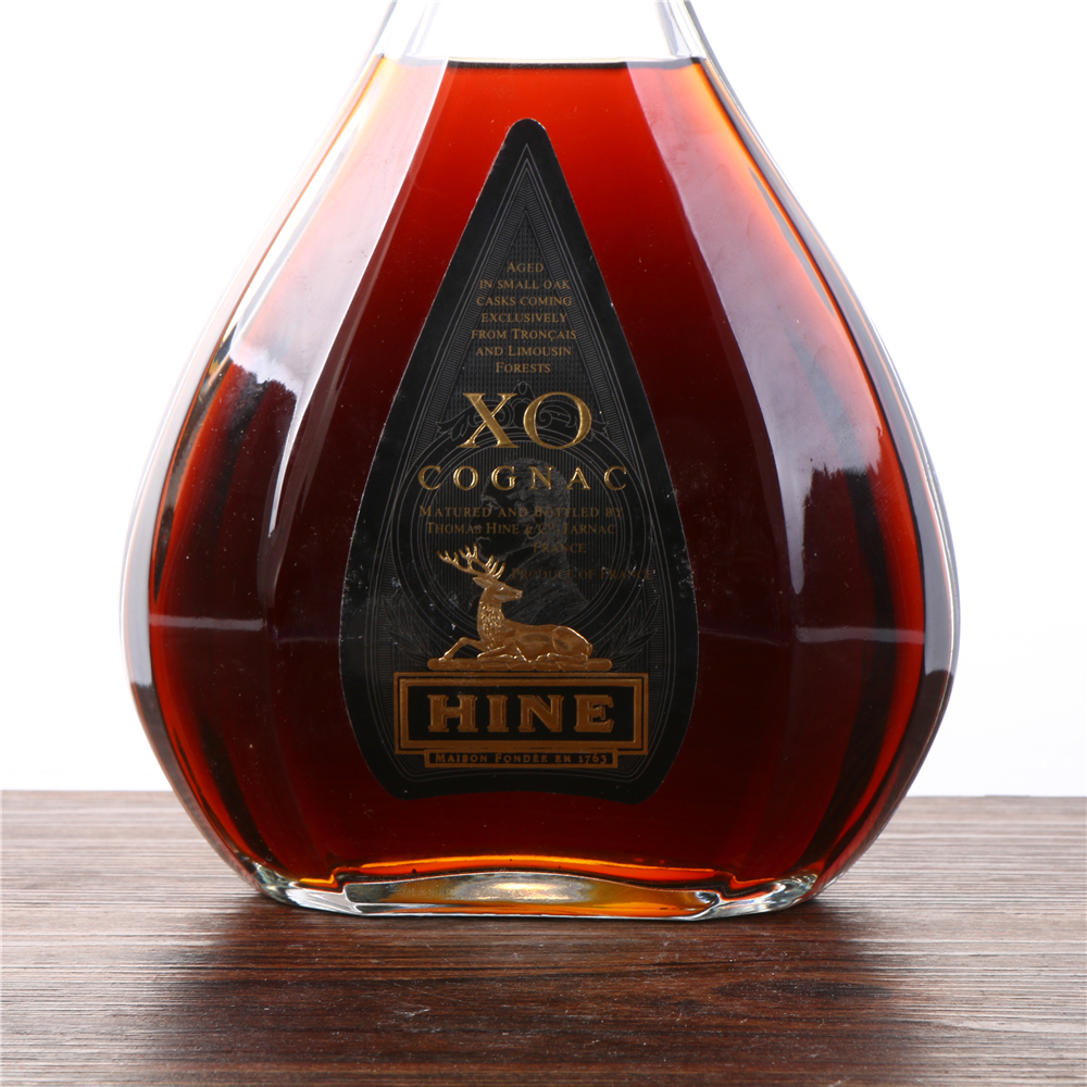 44/90年代2斤装御鹿xo干邑白兰地40度1000ml老洋酒拍卖