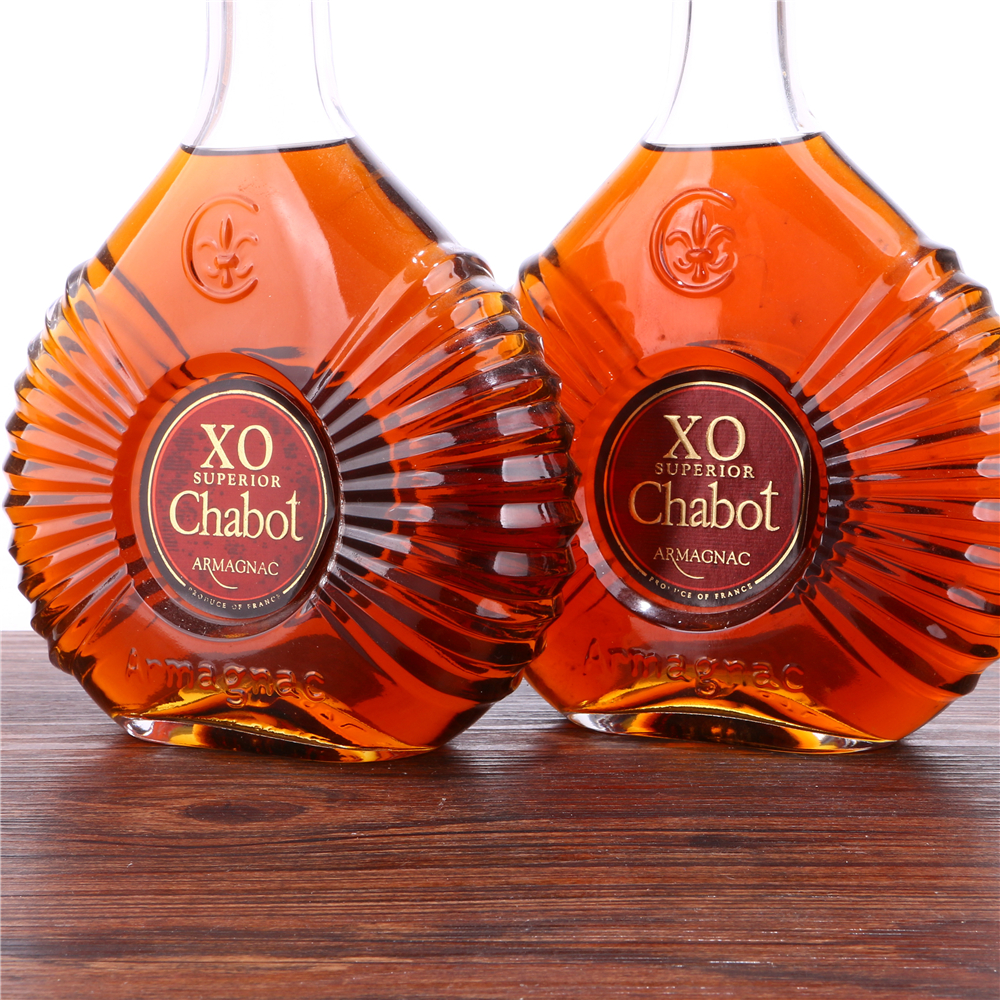 22/90年代嘉宝xo雅玛邑白兰地40度700ml4瓶老洋酒