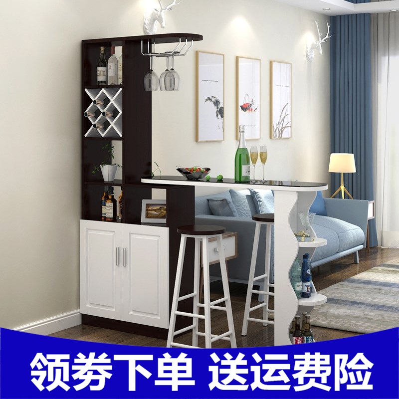 !靠墙吧台桌家用客厅小户型欧式玄关钢化玻璃旋转隔断酒柜现代简|ruв категории жилой мебели, дело/Таблица класса, бар - от Buy2taobao.com для оказания профессиональной услуги покупки агента Taobao