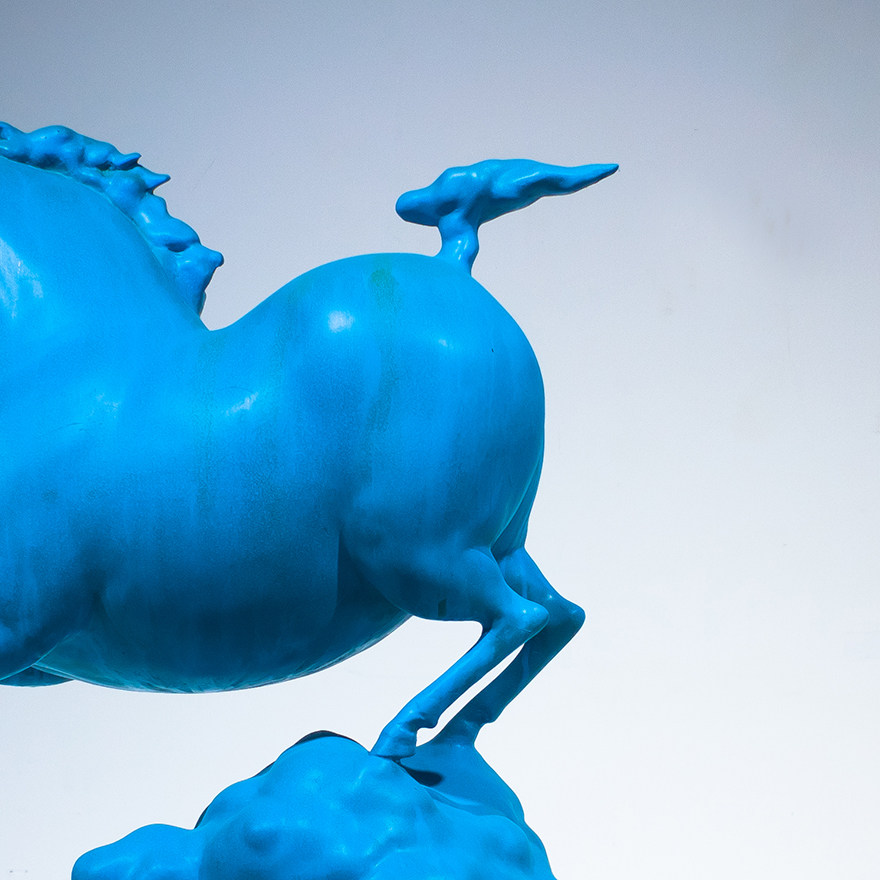 【学院艺术】福大工美 蔡江南《天岸马》雕塑摆件 1/8