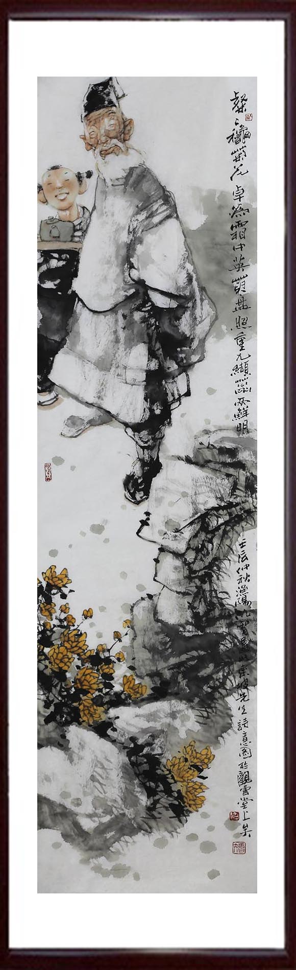 中国水墨画院画家 仇宏志《东坡诗意图》 中美协会员【墨华斋】