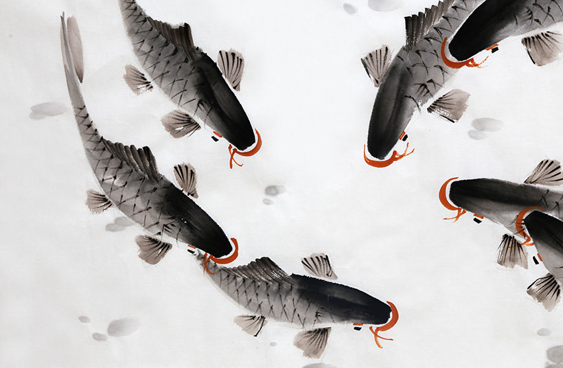 徐然《富贵有余》1.8米 实力派中青年画家 墨华斋2958