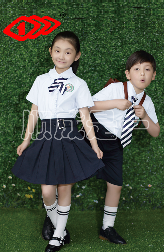 沈阳小学生校服岐山山一夏装制服套装不含领带校服