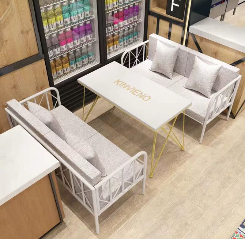 網紅服裝店理發店休閑複古沙發創意工作室接待沙發組合咖啡廳桌椅在類目 商業/辦公傢俱, 餐飲/烘焙傢俱, 沙發中 - 來自Buy2taobao.com提供專業的淘寶代購服務