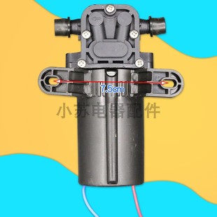 电动喷雾器高压泵12v电机马达配件大全通用打药机大功率双核水泵