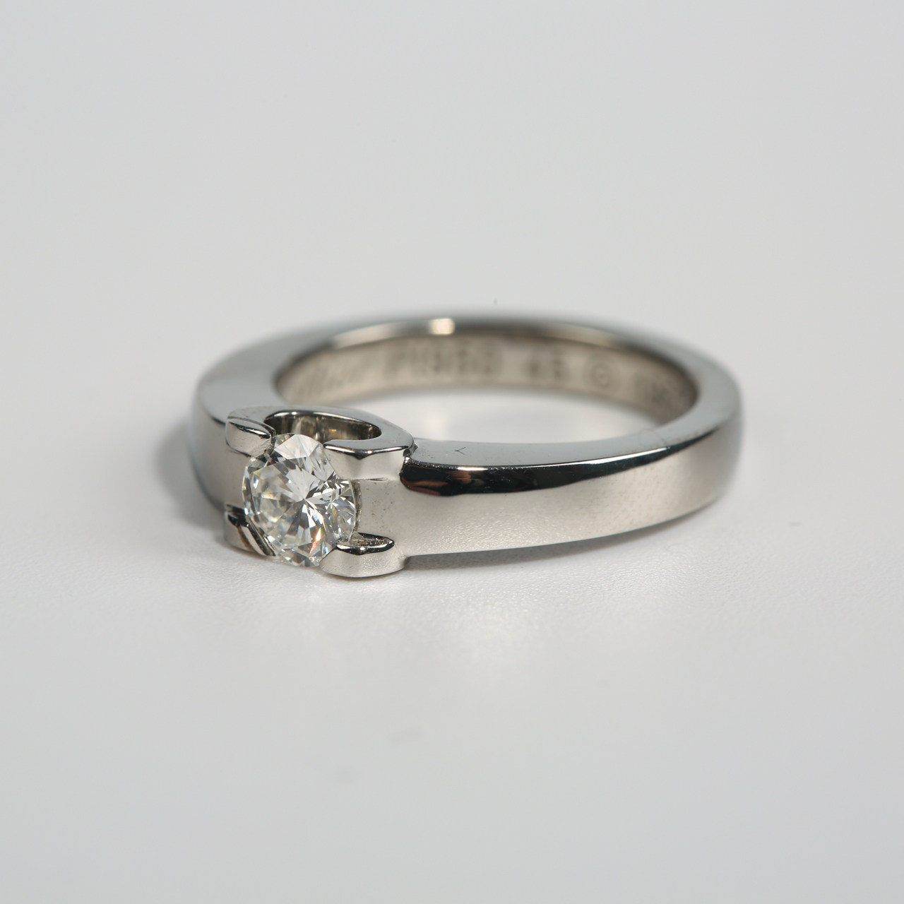 [9.5新]卡地亚cartierpt950铂金女士戒指 6号