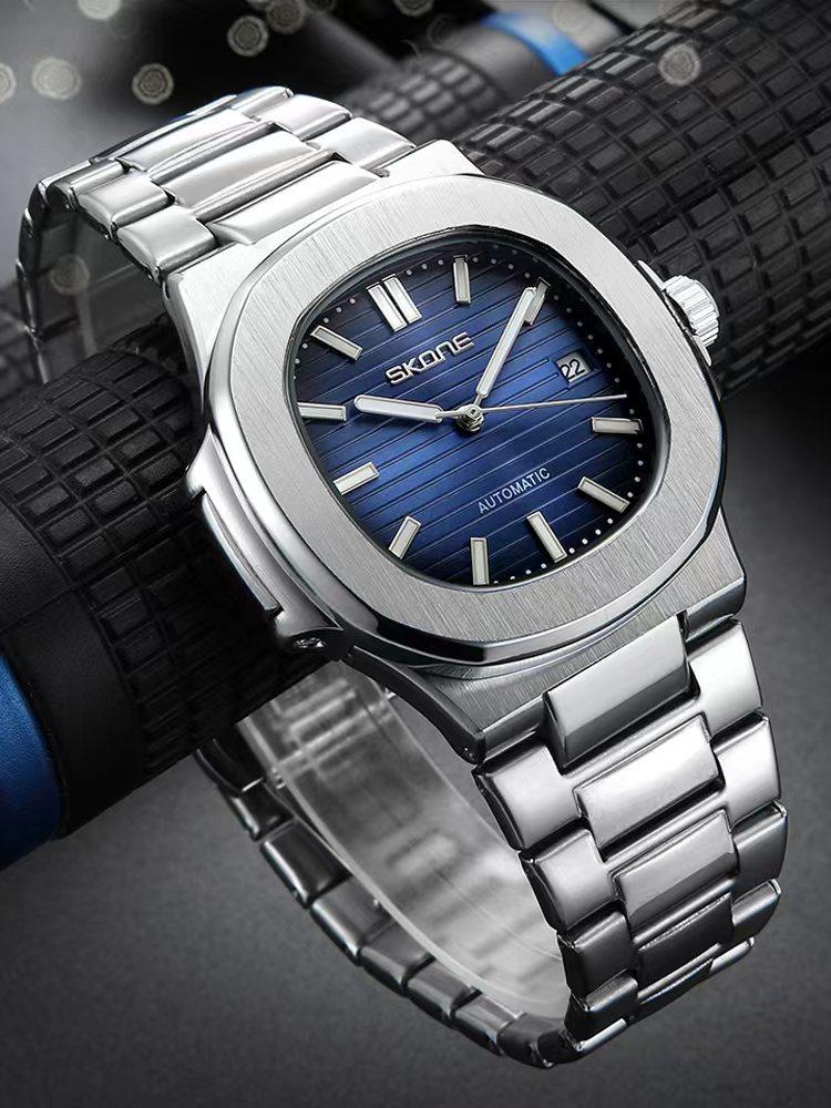 经典瑞士鹦鹉螺手表全自动机械手表运动系列男款钢带防水潮流手表