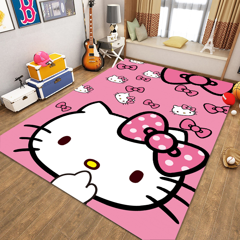 卡通动漫地毯猫和老鼠可爱儿童房卧室客厅简约床边满铺茶几地垫子