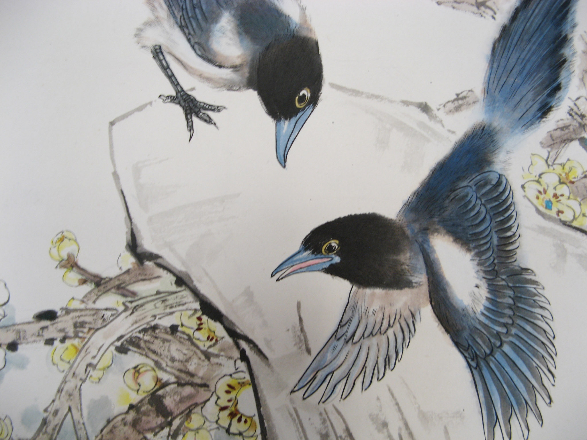 中国美协 霍允庆 《双鸟》