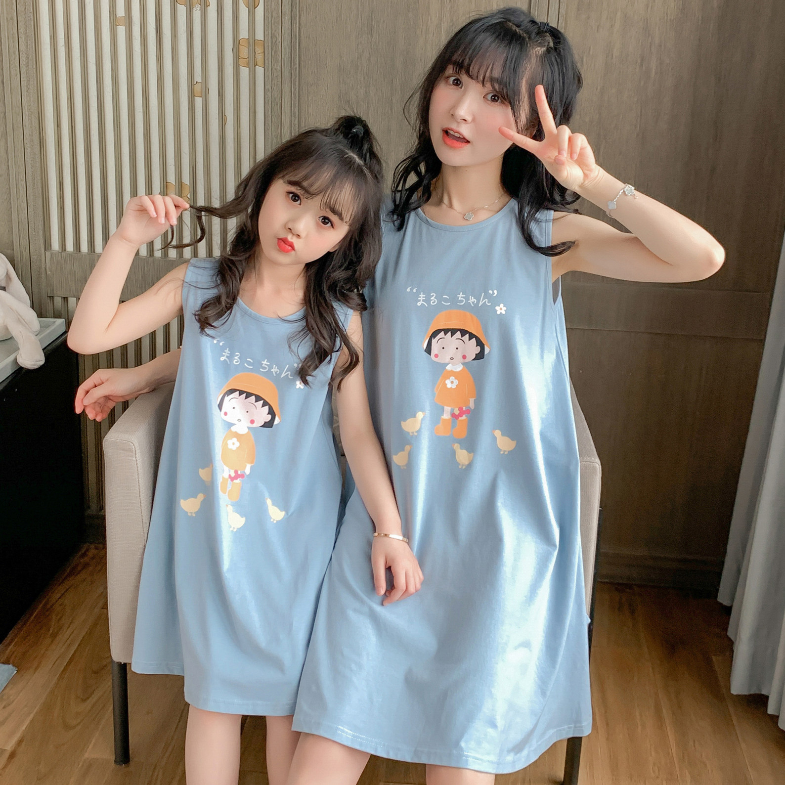 樱桃小丸子睡衣女童