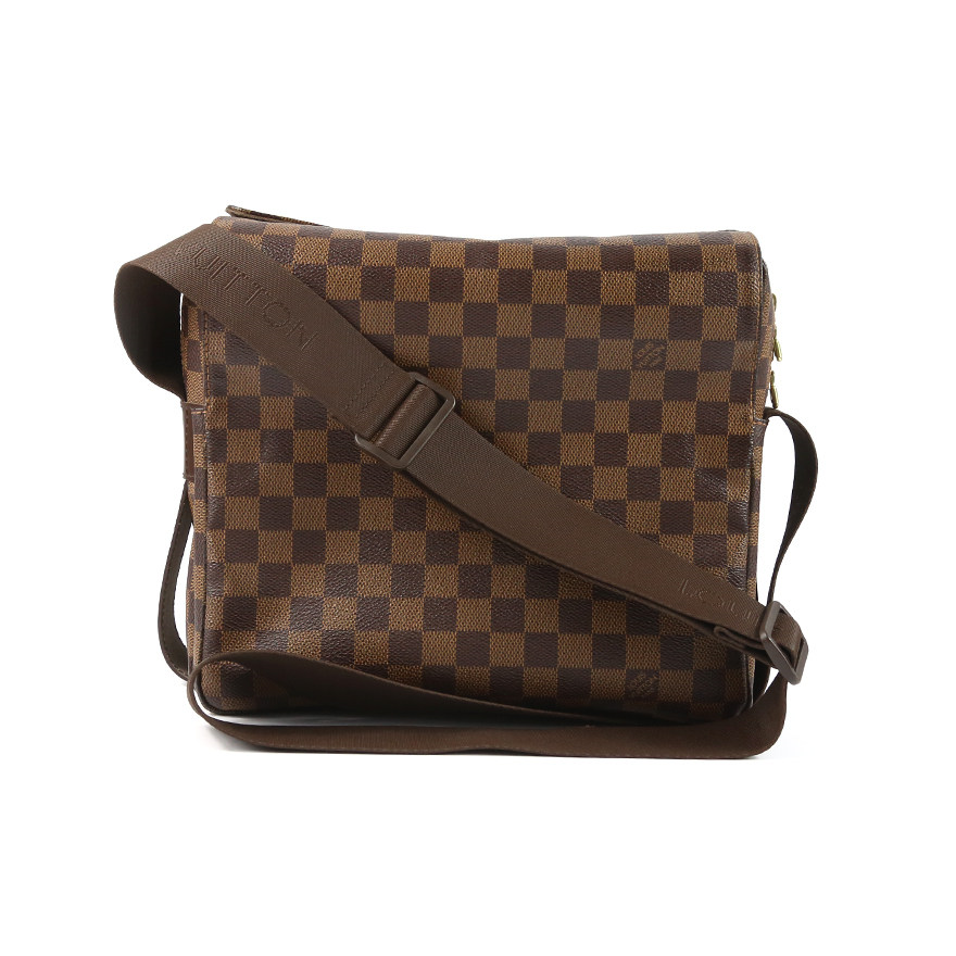 [9.5新]路易威登louisvuitton棕棋盘格男士斜挎包