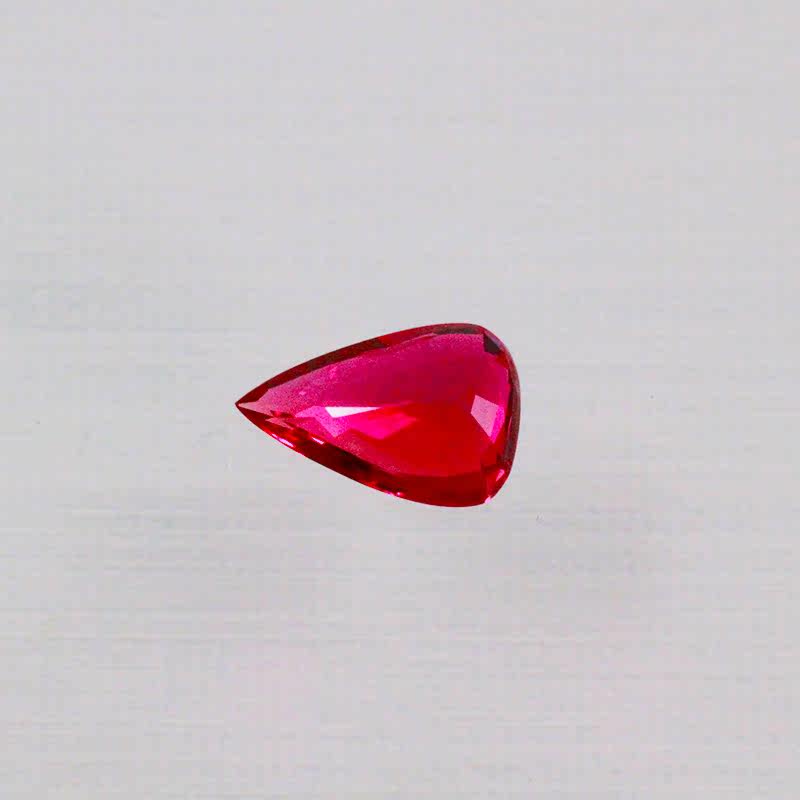 1.07克拉 梨形无烧红宝石 grs证书