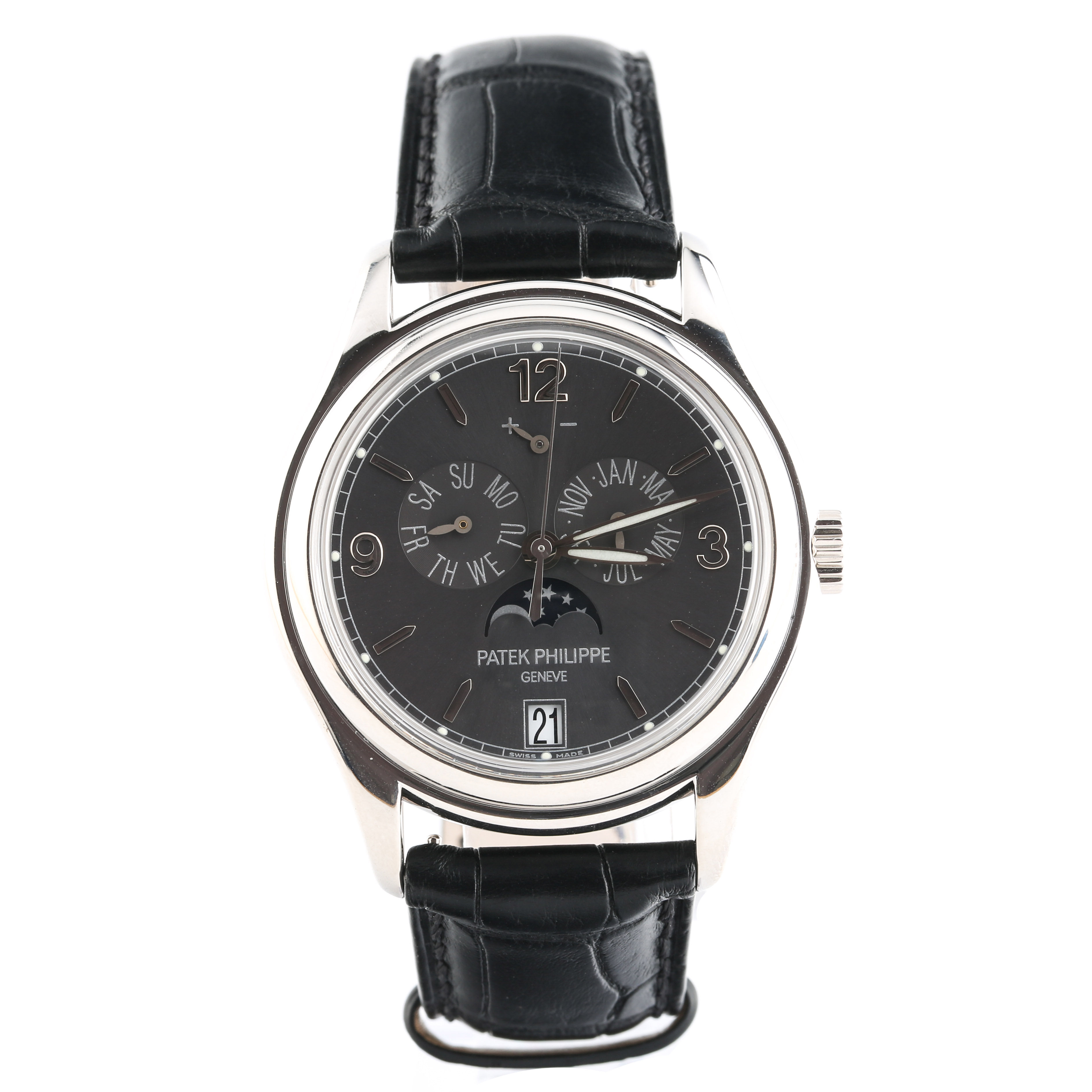 【9.8新】百达翡丽复杂计时系列白金5146g自动机械男表