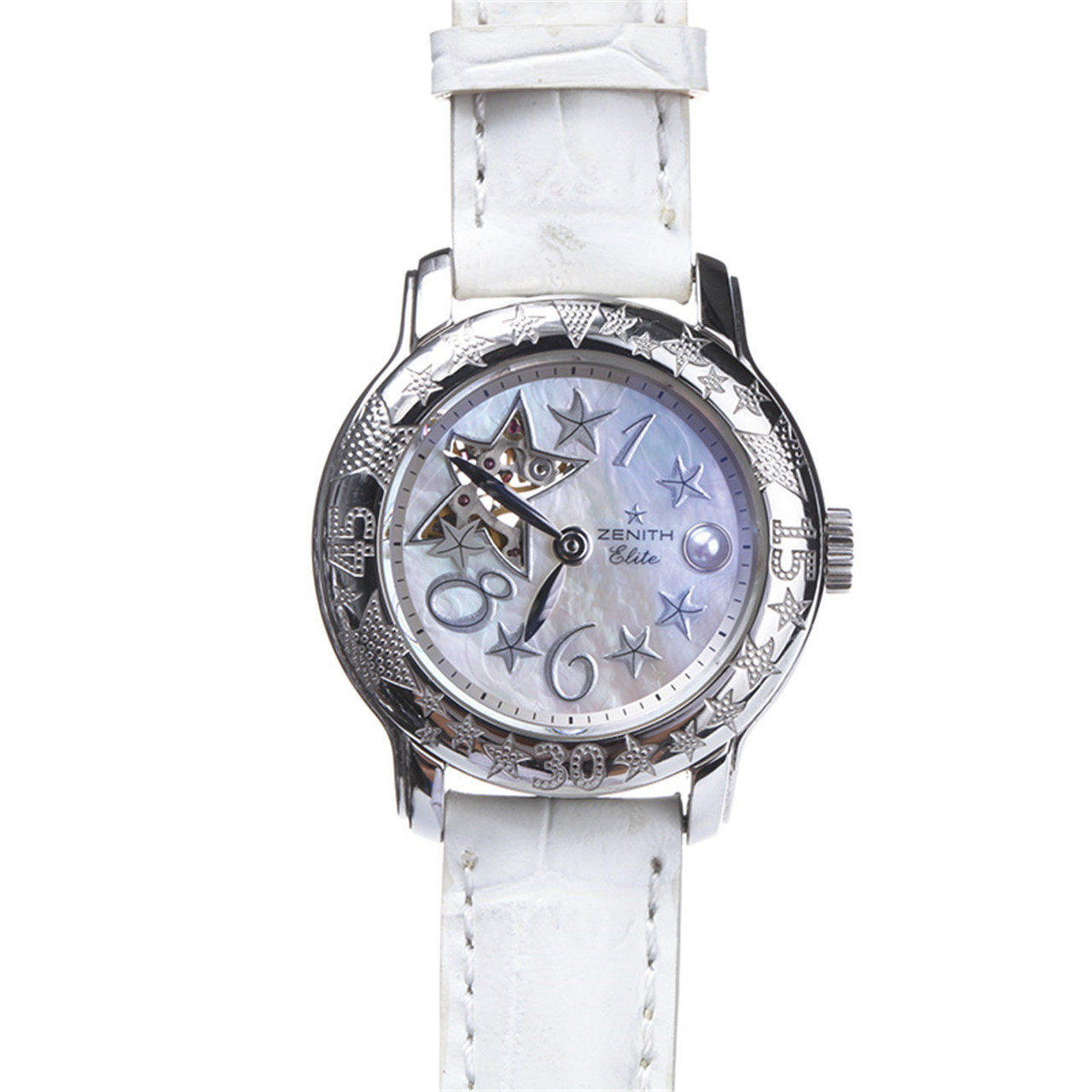 [9.5新]真力时elite系列自动机械精钢女表