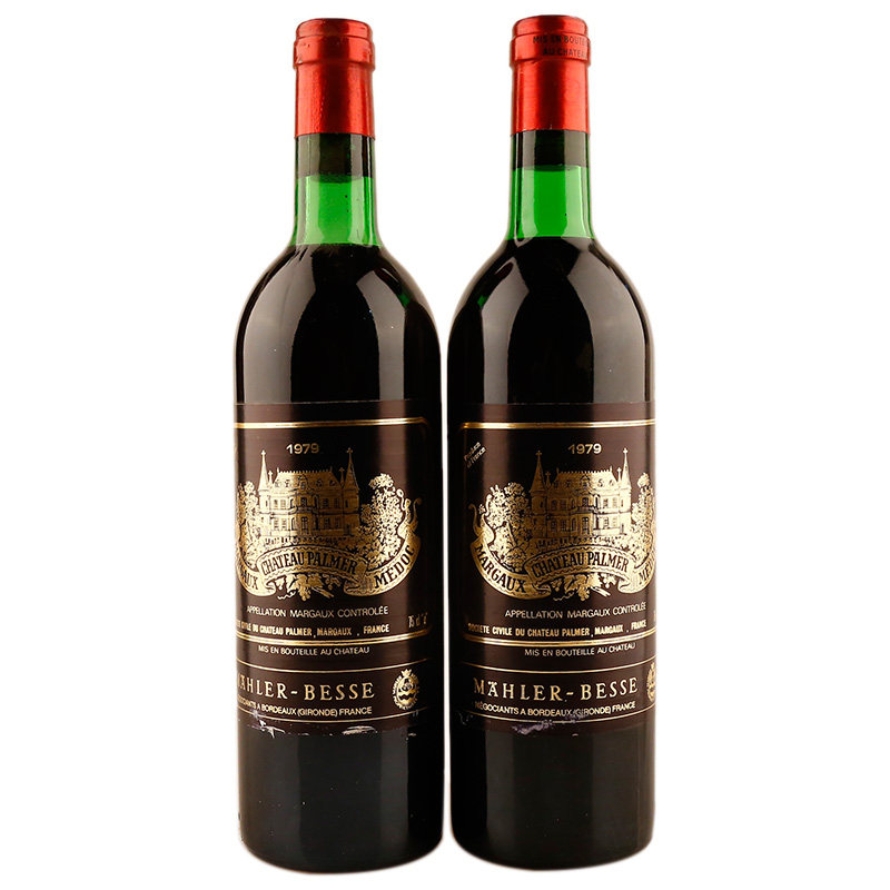 【2瓶】1979年 宝玛庄园干红葡萄酒 chateau palmer