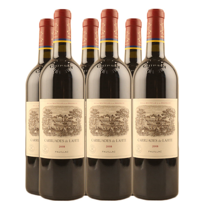 【即刻拍】2008年 拉菲珍宝干红葡萄酒 750ml*6