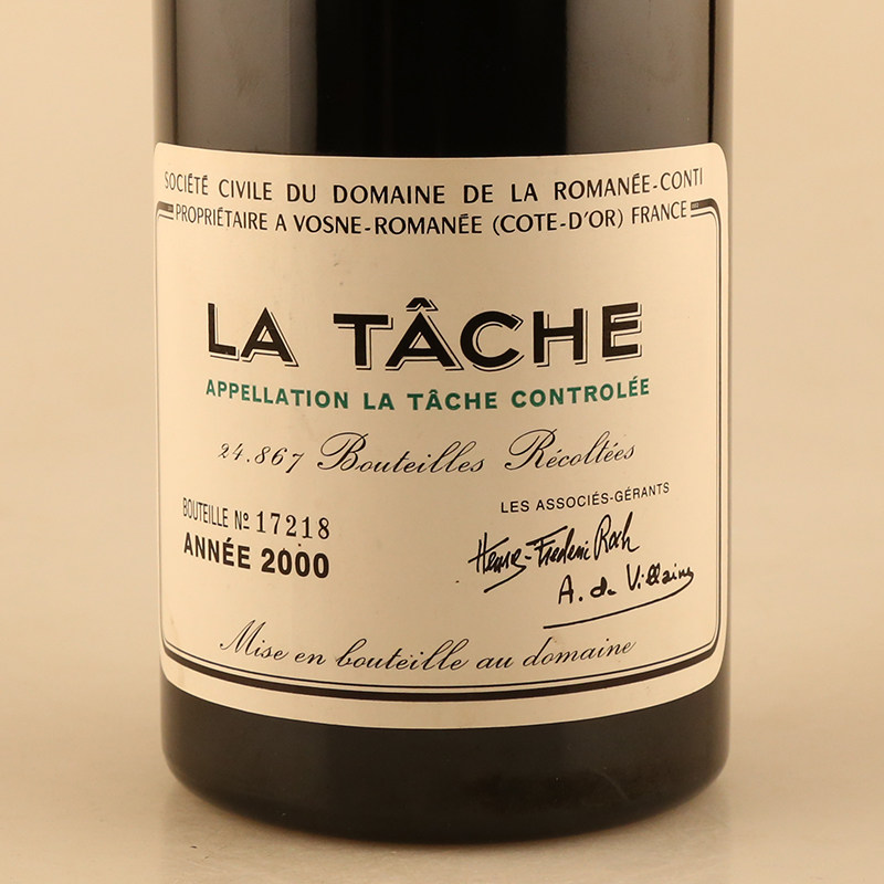 【1瓶】2000年 罗曼尼康帝酒园.拉塔希干红葡萄酒 750ml