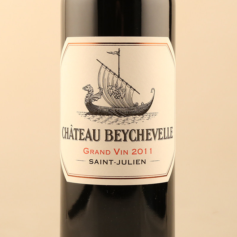 【4瓶】2011年 龙船庄园干红葡萄酒 750ml*4 chateau beychevelle