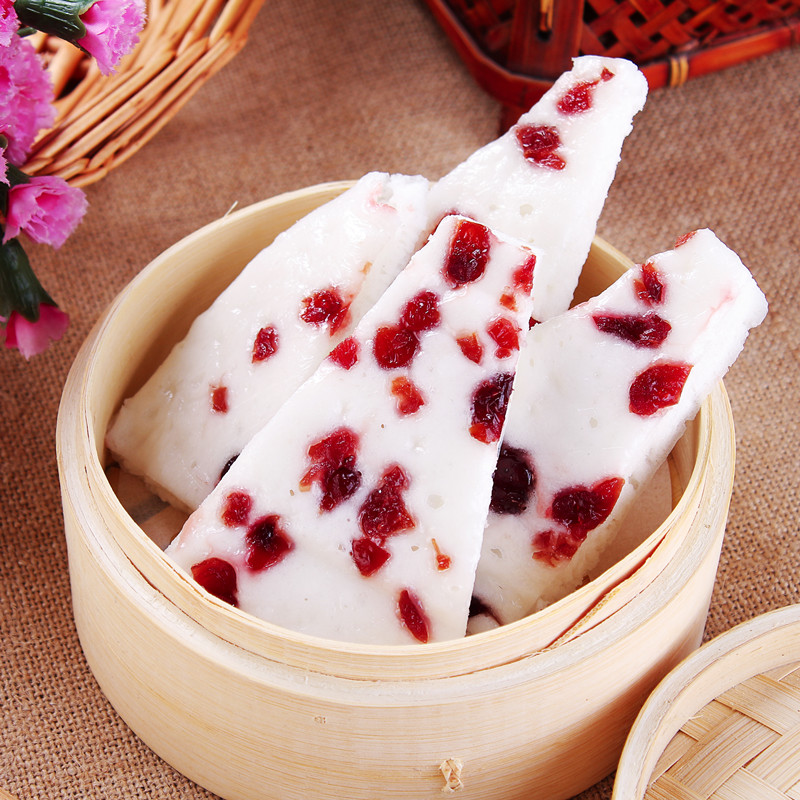 宁波产 蔓越莓水塔糕 酒酿馒头 米