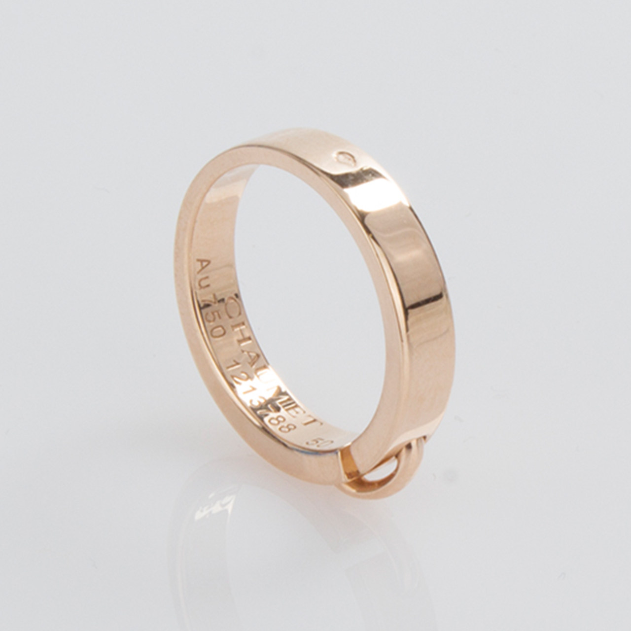 [9.9新]尚美巴黎chaumet女士18k玫瑰金戒指