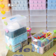 早教儿童玩具百宝箱精细动作雪花片串珠磁力片积木收纳分类整理箱