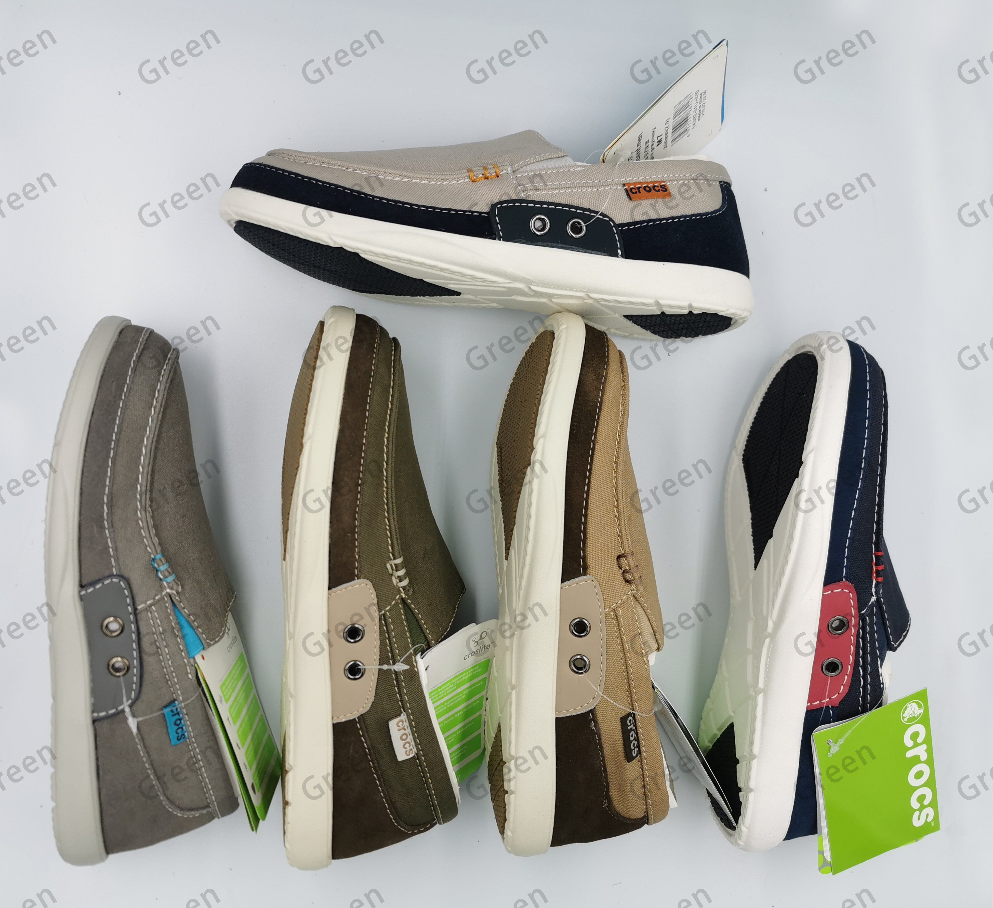 crocs男鞋 帆布鞋_crocs正品男鞋帆布鞋卡骆驰风尚沃尔卢休闲低帮一脚