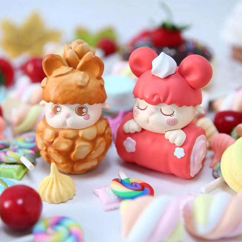 甜品系列潮玩盲盒可爱桌面摆件立减10元潮玩盲盒