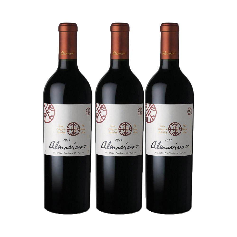 送礼佳品:Almaviva 活灵魂 干红葡萄酒 750ml*3支
