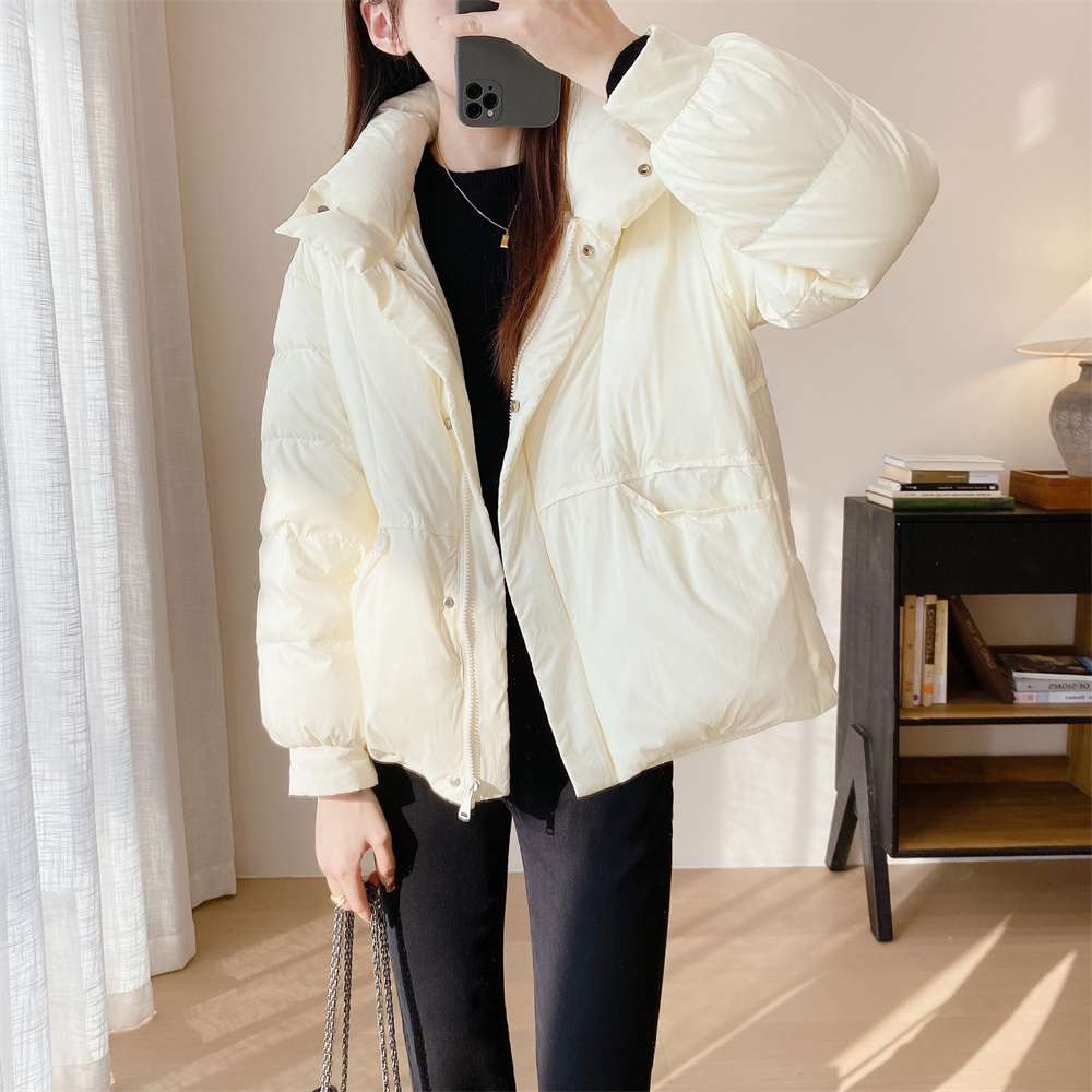高端羽绒服短款