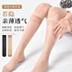 水晶美腿袜2025夏季女小腿袜长筒薄款匀肤色袜子中筒防勾丝无痕袜