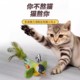 猫咪玩具逗猫棒仿真会叫小鸟玩具幼猫自嗨解闷神器耐抓咬宠物用品