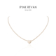 IPINK新款爱心小米珠珍珠项链高级铜镀真金保色锁骨链颈链夏日