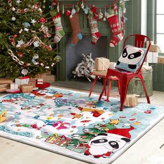圣诞记飞行棋折叠加厚儿童地垫宝宝爬行垫环保爬爬垫婴儿游戏毯垫