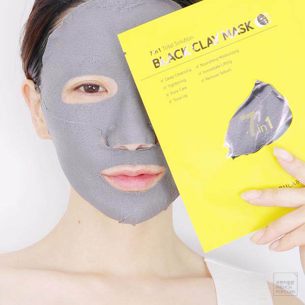 lucy家 可以贴的火山泥面膜 韩国barulab 7合1多效火山泥清洁单片